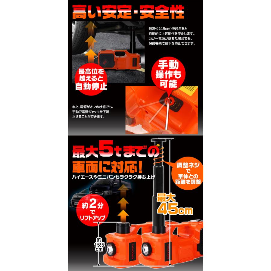 MAXWIN（マックスウィン） K-JAK02-5T 電動エアーポンプ内蔵 電動