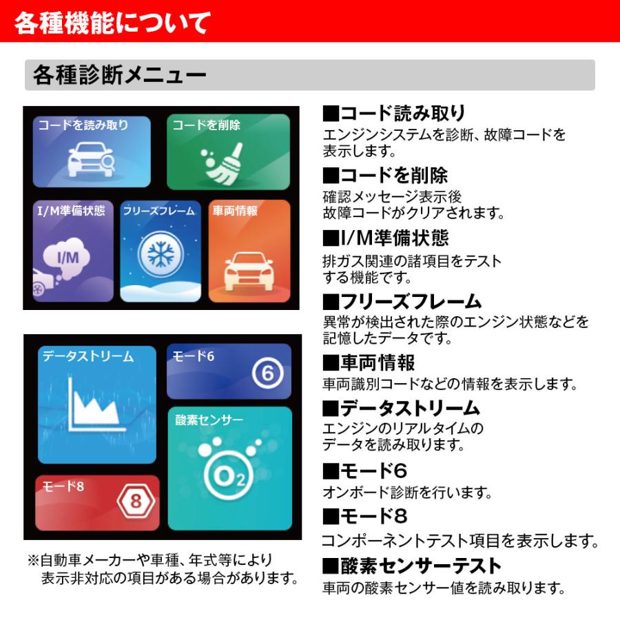 MAXWIN（マックスウィン） OBD2 車両診断機 OBD-DIA02-PLUS 高機能