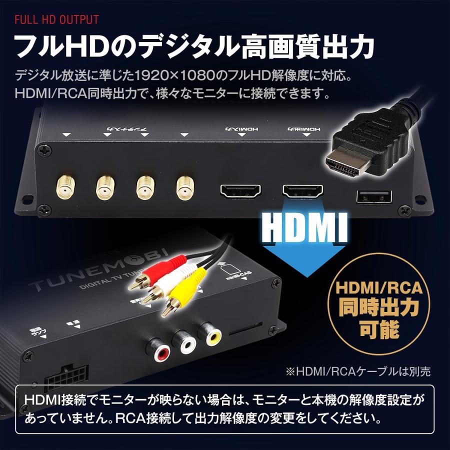 MAXWIN（マックスウィン） MAXWIN HDMI入出力機能付きフルセグ地デジ