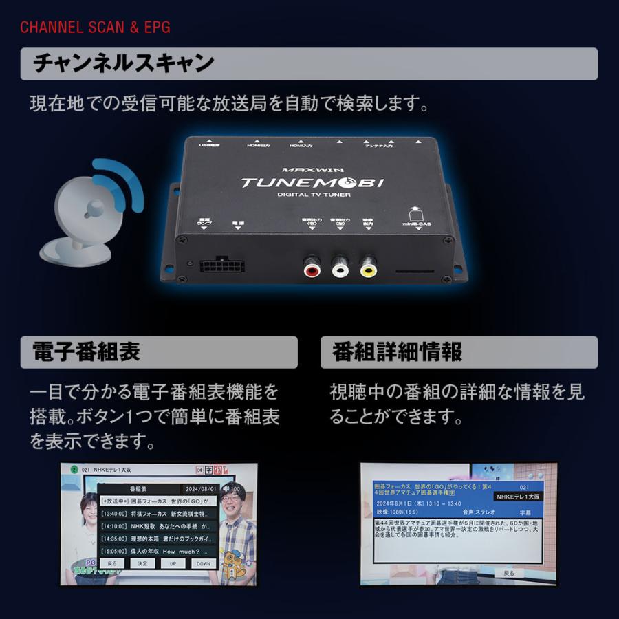 MAXWIN（マックスウィン） MAXWIN HDMI入出力機能付きフルセグ地デジ