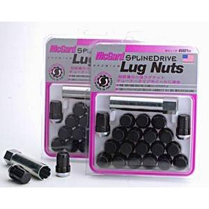 日本正規品 マックガード スプラインドライブ・ラグナット MCG-65025BK