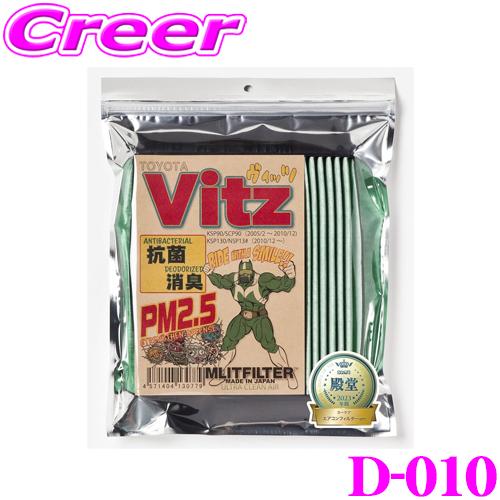 MLITFILTER エムリットフィルター D-010 ヴィッツ専用エアコンフィルター | MLIT