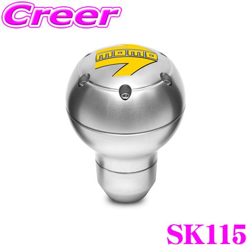MOMO（モモ） シフトノブ SK115 ROUND METAL SILVER(ラウンドメタル