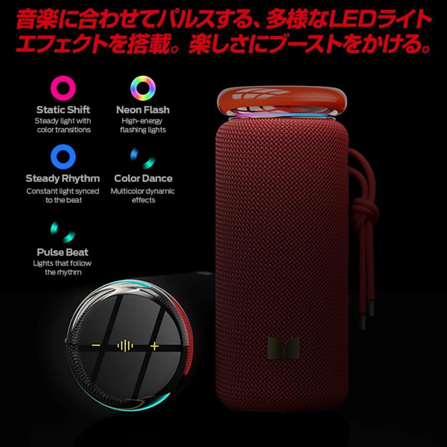 MONSTER 20W ポータブル Bluetooth スピーカー レッド Atmic Blaster