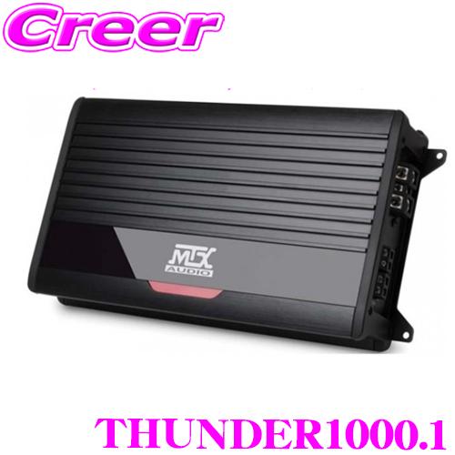 日本正規品 MTX Audio THUNDER1000.1 350W(@4Ω) 600W(@2Ω) 1000W(@1Ω 