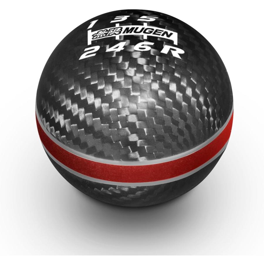 無限カーボンシフトノブ　レッドライン 無限カーボンシフトノブ レッドライン MUGEN / 無限 カーボン