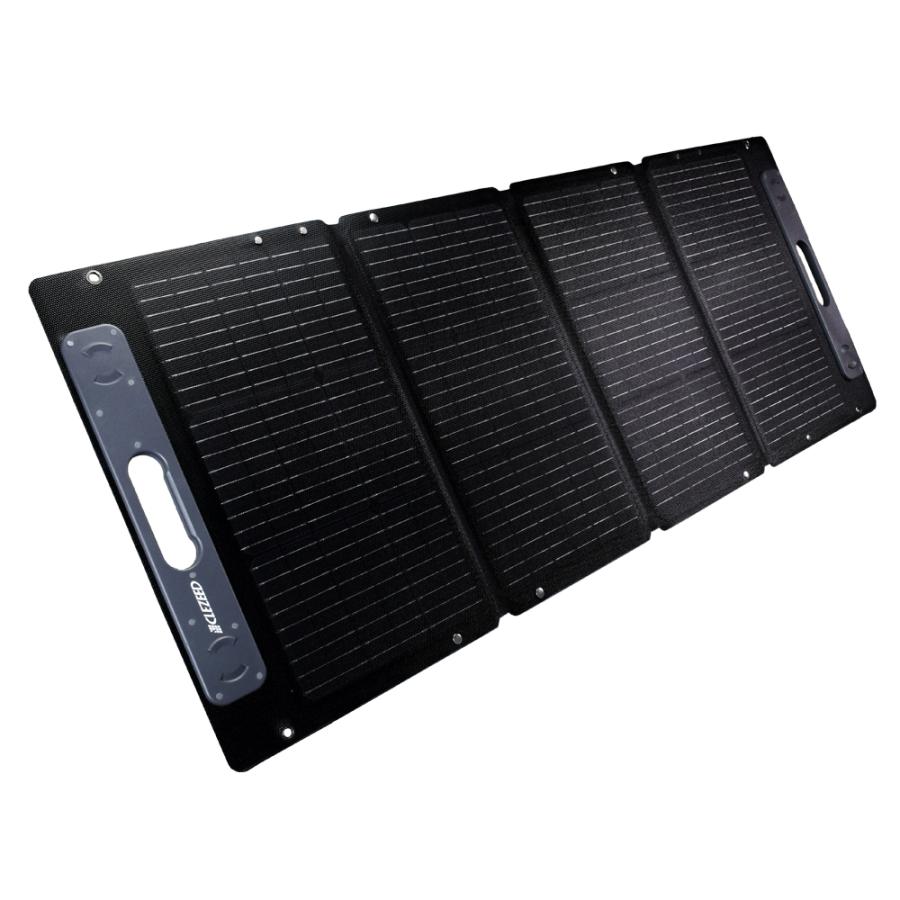 【新品未使用】ソーラーパネル 100W 節電 キャンプ　アウトドア　防災 楽天市場】［創業20周年祭、個数限定ポイント20倍] 折り畳み式
