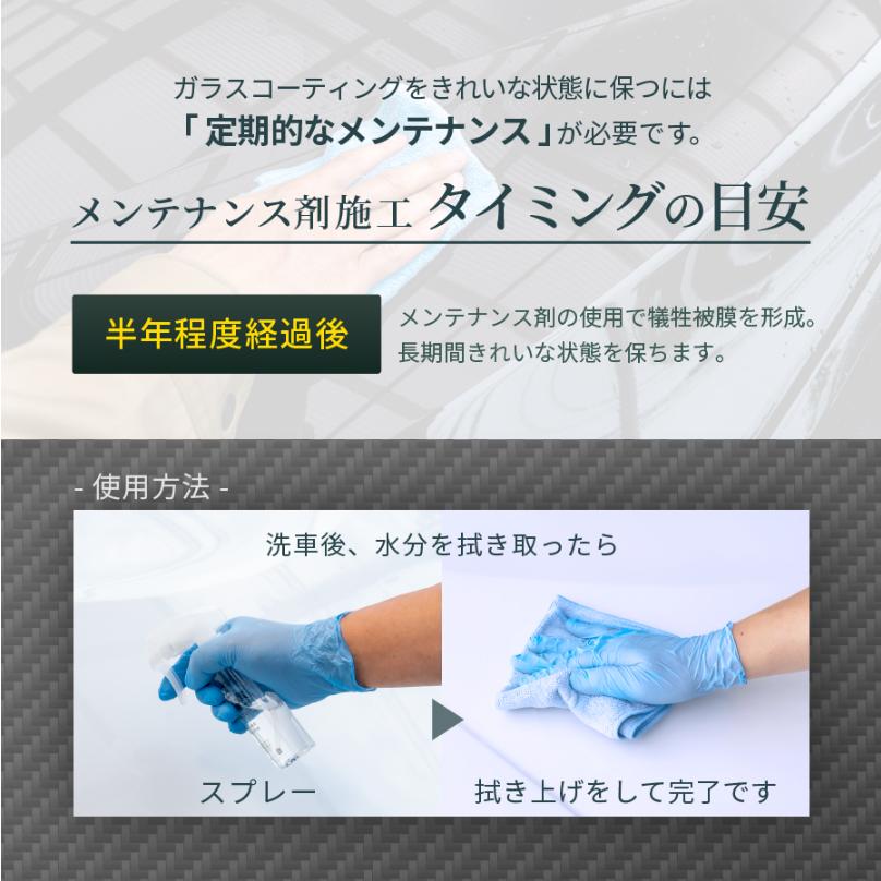シラザン50 ダイヤモンドプラス専用 スプレー式 メンテナンス剤 NGC-QTDP01 クロス付属 滑水 撥水 ガラス コーティング 被膜 保護 | Zeus clear | 05