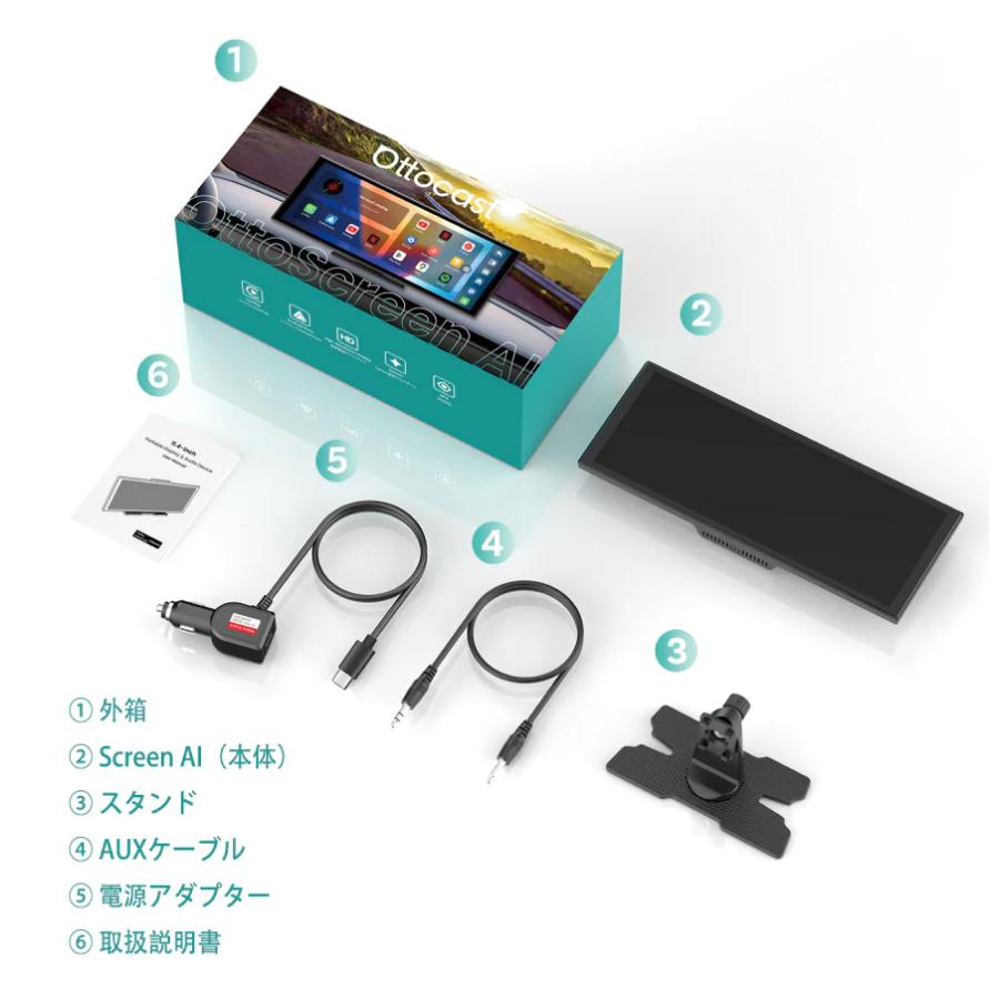 Ottocast OttoScreen AI カーナビ ottocast 正規品 オットキャスト OTTOCAST Screen AI N95C スクリーン