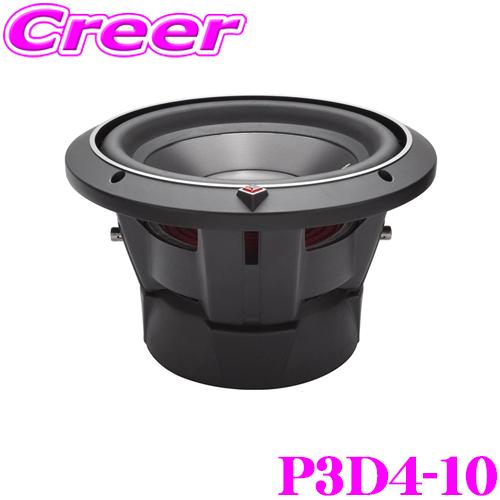 日本正規品 ロックフォード RockfordFosgate PUNCH P3D4-10 4ΩDVC 最大入力1000W 25cmサブウーファー | 