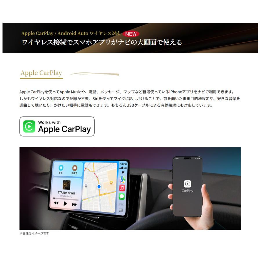 Strada パナソニック フローティングナビ CN-F1X10C1D カー
