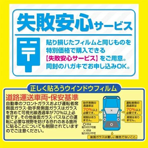 今ならヘラ付き！ カット済み カーフィルム ハイエースバン 200系 標準ボディ(R2/4〜) ダークスモーク ハードコートフィルム | ペルシード | 03