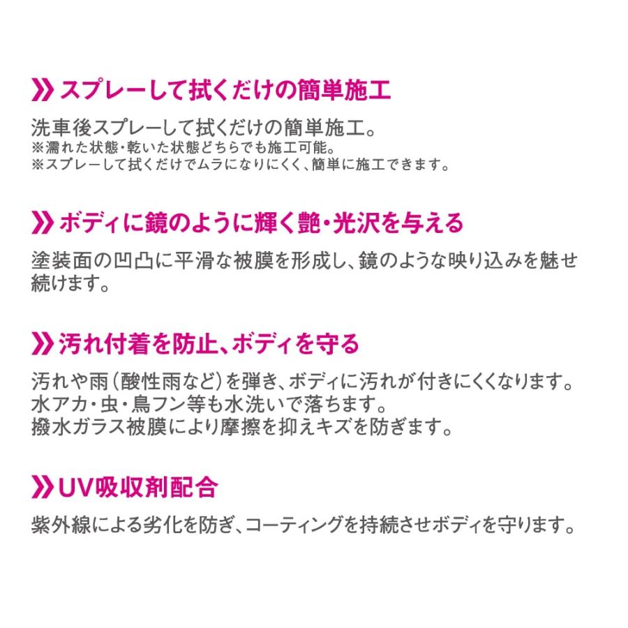 ペルシード シャンプー + 撥水コーティング + クロス セット 日本製 ノーコンパウンド 洗車 スプレー ガラスコーティング 汚れ 劣化 防止 | ペルシード | 03