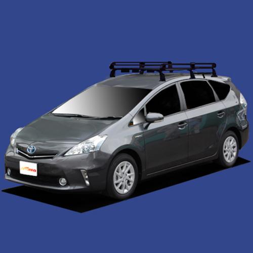 タフレック PF231B+ 40系 プリウスα (パノラマルーフ付車除く)用 6本脚 業務用 ルーフキャリア TUFREQ 精興工業 | 精興工業 | 01