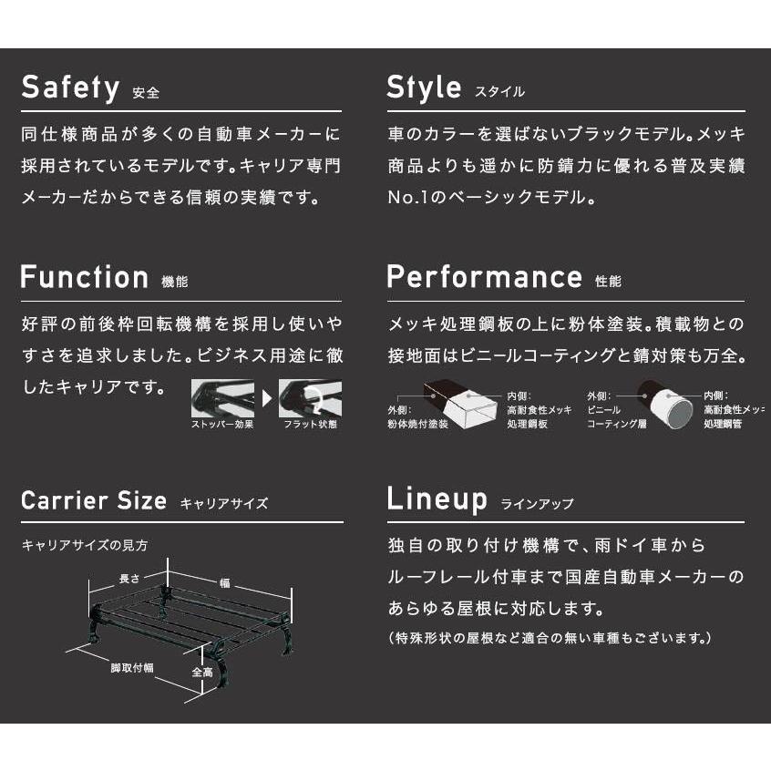 タフレック PH25+ 200系 100系 ハイエース ハイルーフ 標準ボディ E25 E24 キャラバン ハイルーフ 10本脚 業務用 在庫あり ∴_4
