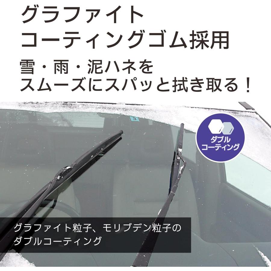 PIAA 冬ワイパー スノーブレード 3本セット レヴォーグ等 トップロック専用 PIAA スノーワイパーブレード レヴォーグ VMG / VM4 用 フロント2本+
