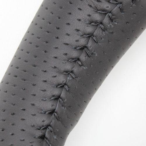 REAL レアル H30LPBBK H30-LPB-BK ステアリング トヨタ 210系 クラウン等用 オリジナルシリーズ オールレザー(ブラックステッチ) | REAL | 01