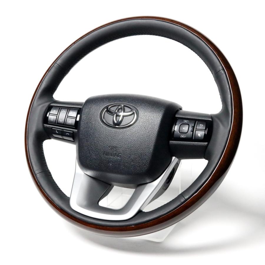 3スポーク ステアリング ブラウンウッド8さん専用です。ホーンボタン付きです。 3スポーク ステアリング ブラウンウッド8さん専用です。ホーン