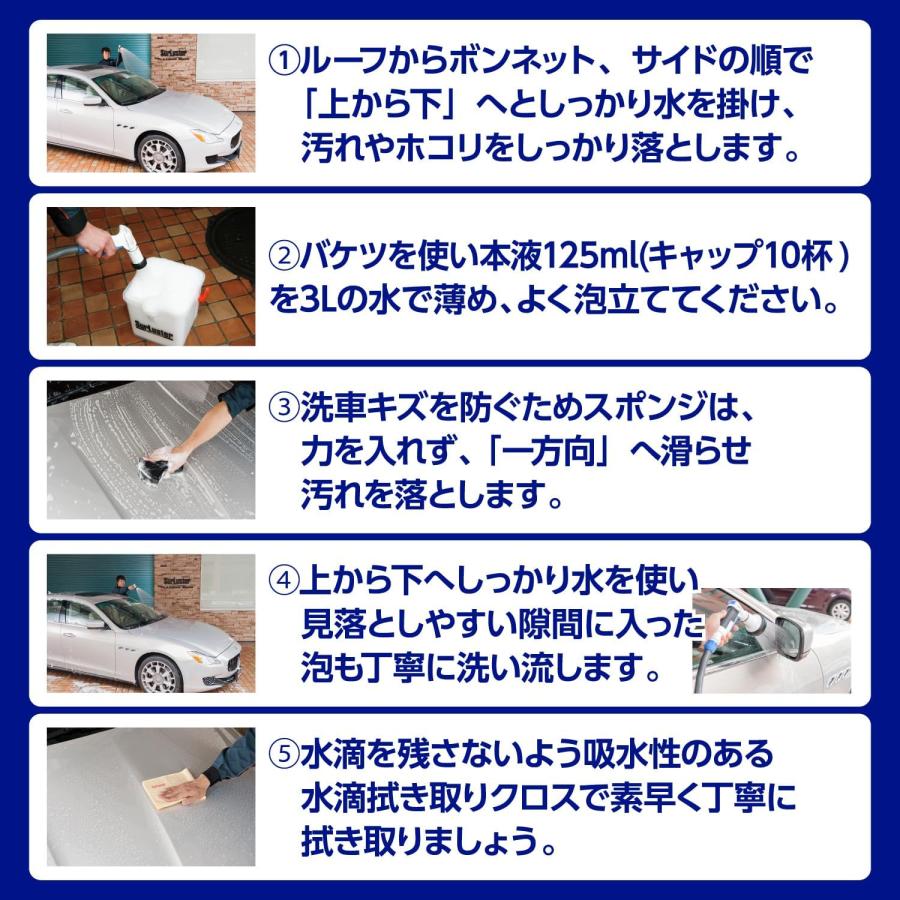 シュアラスター S-31 ワックスシャンプー 洗車 用品洗剤 泡 水垢 落とし 洗浄 【洗うだけで瞬間撥水 長期間持続】 | シュアラスター | 02