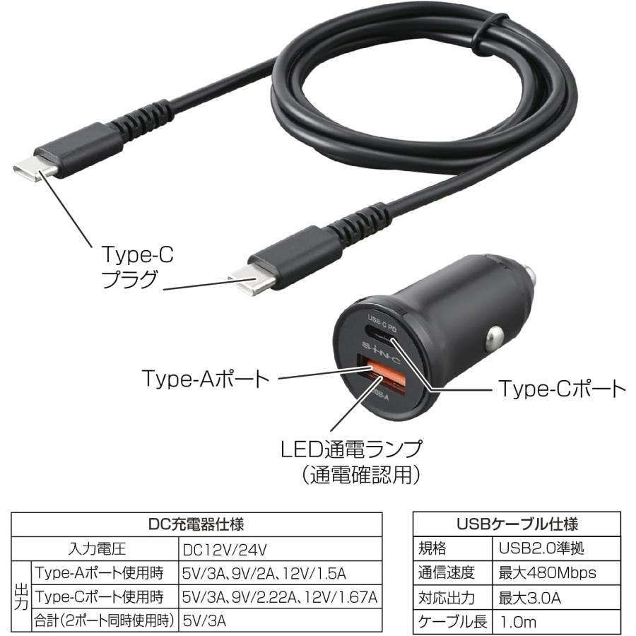 充電ケーブルです。2年半使用 楽天市場】【2年保証】USB タイプC to