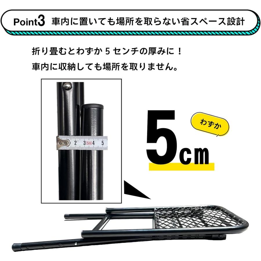 【在庫あり即納!!】Smooth Operator ホイールステップ SO-WS23 折りたたみ 踏み台 14〜20インチ ホイール対応 ルーフ 荷物 積載 耐荷重 150kg |  | 03