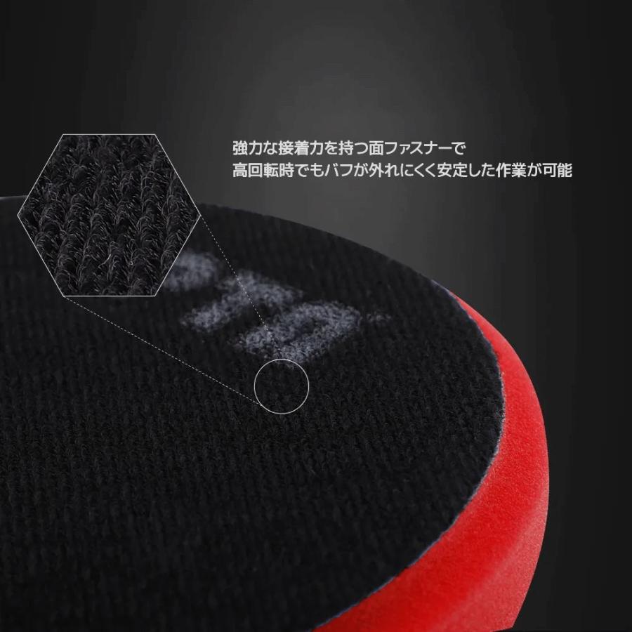 正規代理店】 SPTA ウレタンバフ 125mm 5インチ 5点セット スポンジ