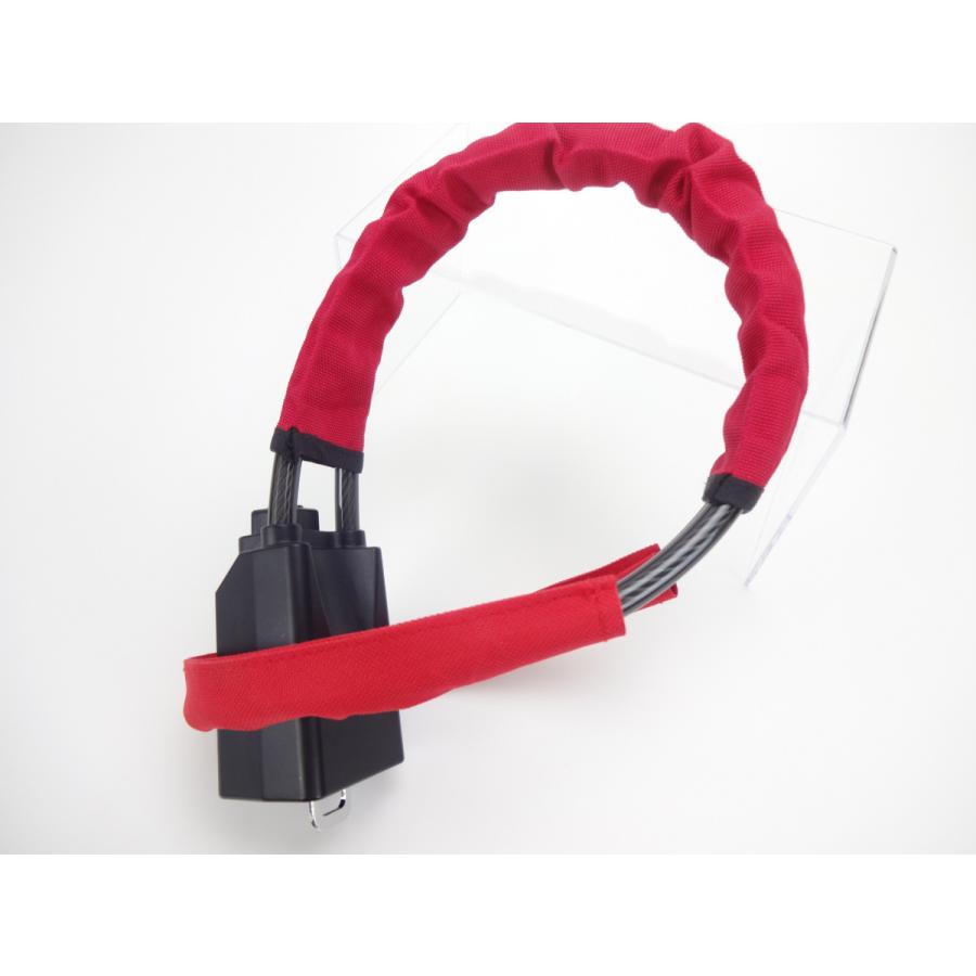 ワイヤーハンドルロック 簡単取り付け 盗難防止 車 防犯 車両盗難対策