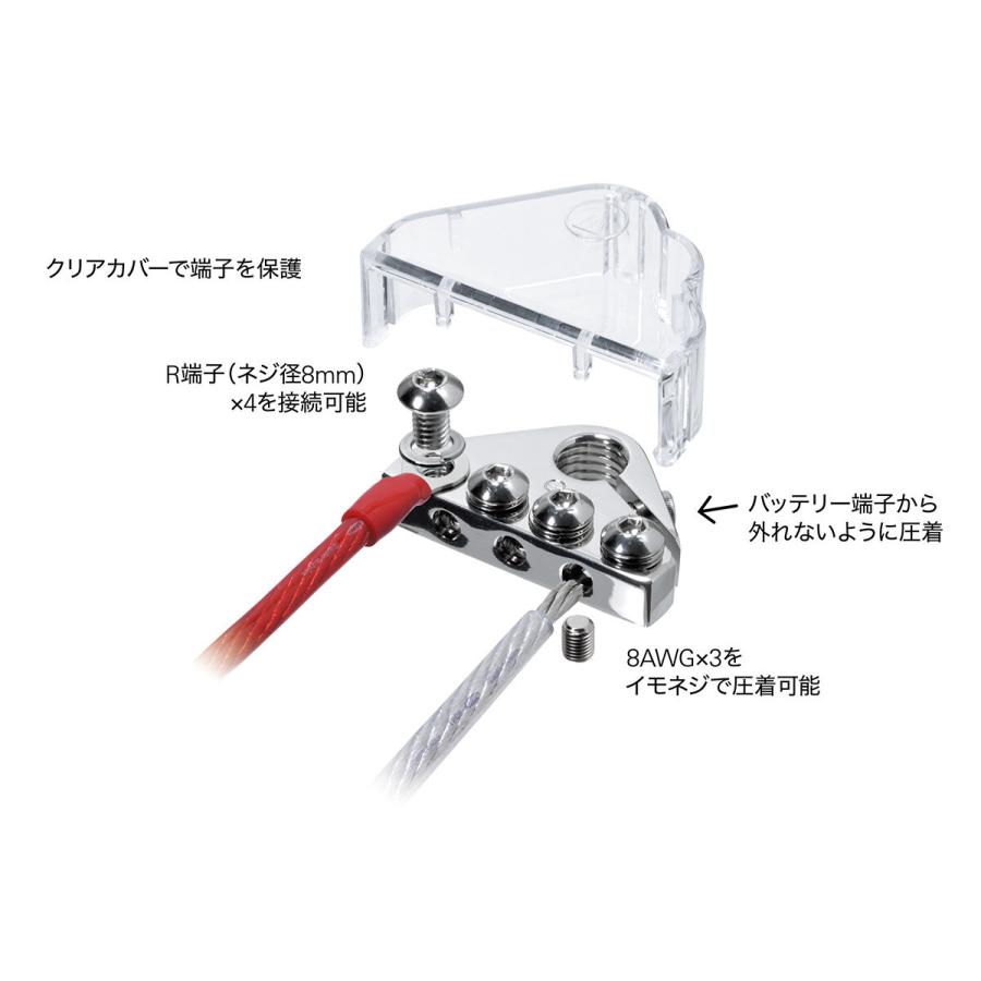 オーディオテクニカ（audio-technica） D端子バッテリー用ターミナル