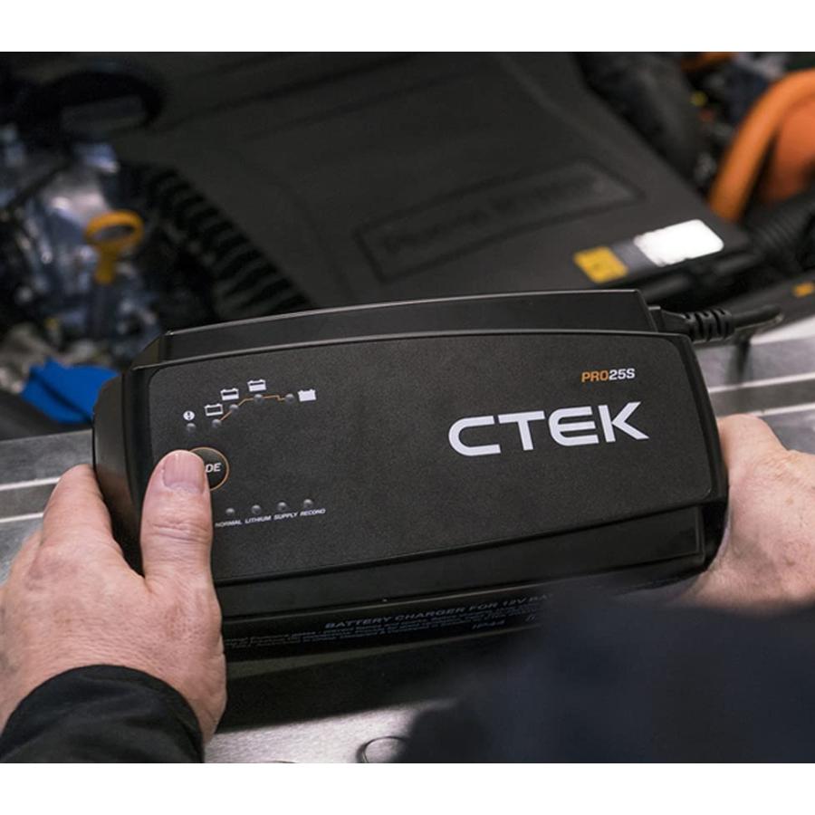 TCL CTEK PRO25S JP バッテリー充電器 自動制御機能付き 12V鉛蓄バッテリー対応 日本正規品 安心メーカー2年保証付き | TCL | 03