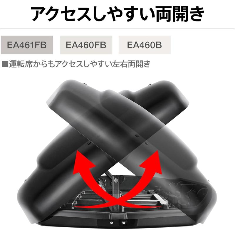 【在庫あり即納!!】【個人宅OK！】TERZO EA461FB ルーフボックス ヴォクシー ノア 立体駐車場対応 グランフォーマ フレックス ロング 304〜374リットル | TERZO | 01