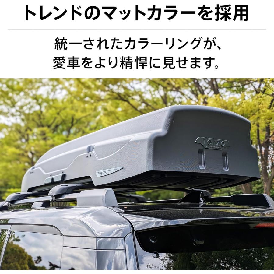 TERZO EA462FMG マットグレー ルーフボックス フォレスター RAV4