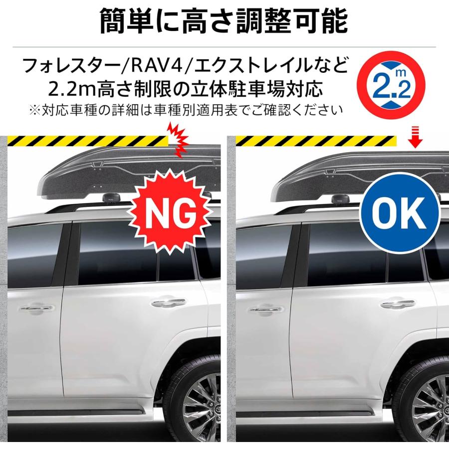 TERZO EA462FMG マットグレー ルーフボックス フォレスター RAV4