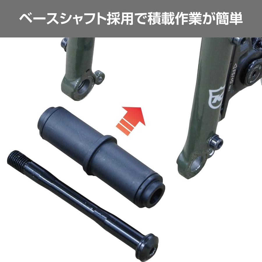 TERZO EC32 車内積載用 サイクルキャリア 3台用 イージロック ワゴン