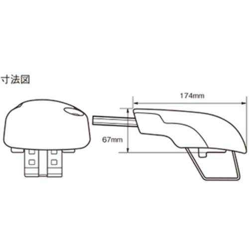 【在庫あり即納!!】TERZO エアロバーフット EF103A テルッツオ ルーフレールタイプ専用フット｜creer-net｜02