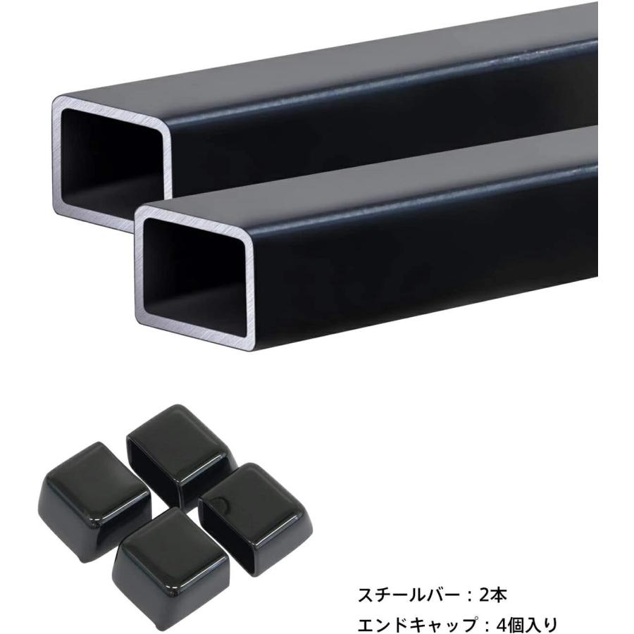 TERZO BT5 レガシィアウトバック X-BREAK ルーフレール付 ルーフキャリア取付2点セット フット EF11BLM バー EB2 セット_1