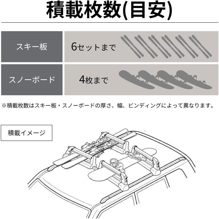 TERZO テルッツォ SS102S スキースノーボード専用キャリア チュリパG4
