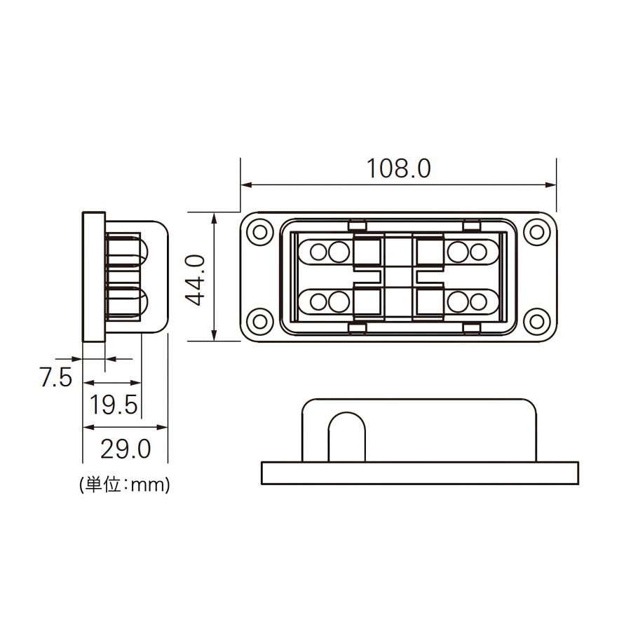 オーディオテクニカ 3方向1in2outヒューズブロック TFB-2MAXI | オーディオテクニカ | 01