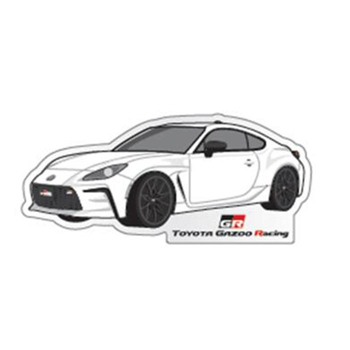 TGR ダイカットステッカー TGRC-A152-02 GR86 白 2枚セット TOYOTA GAZOO Racing collection ...