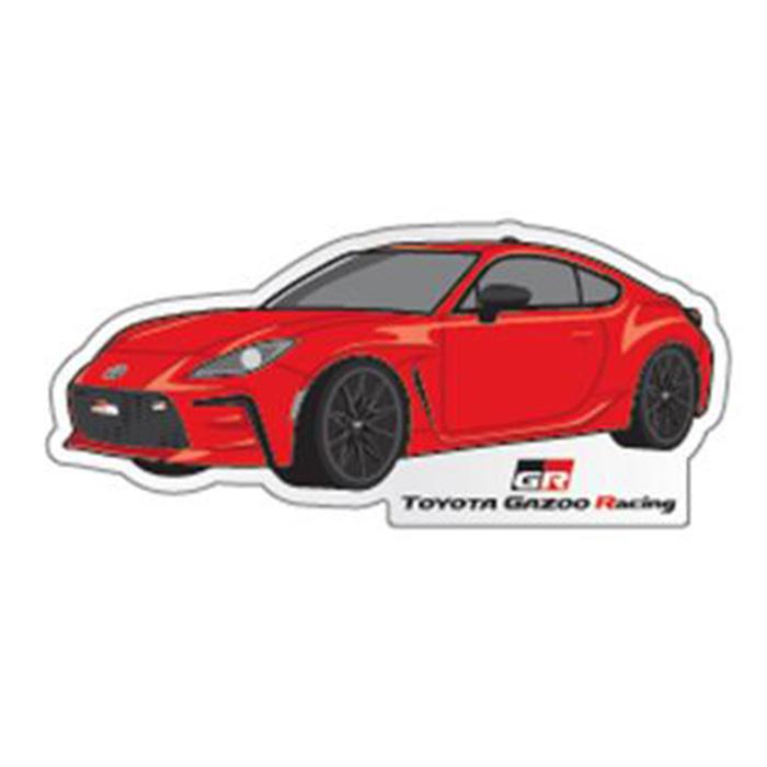 TGR ダイカットステッカー TGRC-A152-03 GR86 赤 2枚セット TOYOTA GAZOO Racing collection ...