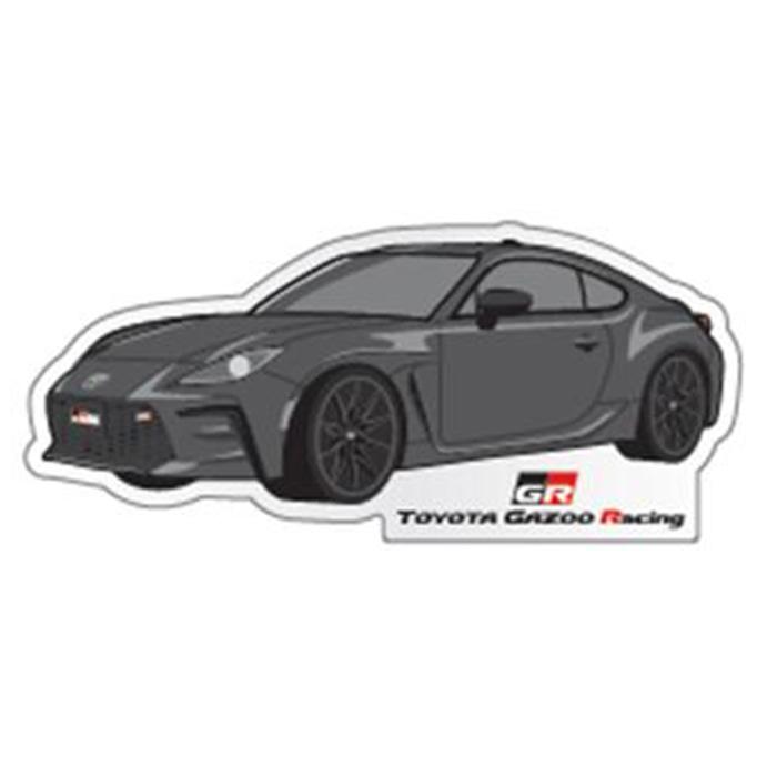 TGR ダイカットステッカー TGRC-A152-04 GR86 グレー 2枚セット TOYOTA GAZOO Racing ...