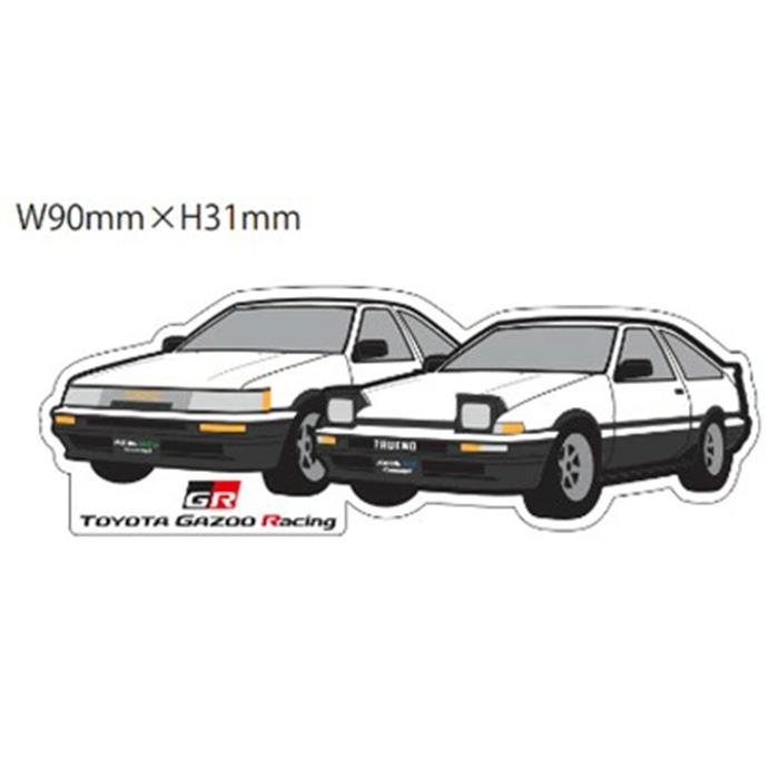 TGR ダイカットステッカー TGRC-A152-07 AE86 2枚セット TOYOTA GAZOO Racing collection ...