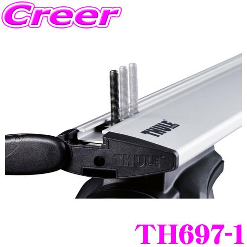 素晴らしい外見 T-track Thule 日本正規品 THULE Adapter T スーリー 697-1 スポーツラック・キャリア