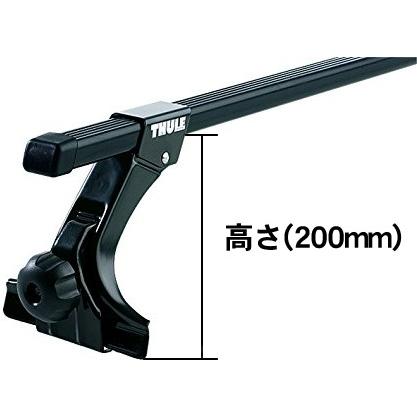 日本正規品 THULE SQUAREBARSYSTEM 952 スーリー スクエアバーシステムTH952フット レインガーター装備車種用フット｜creer-net｜02