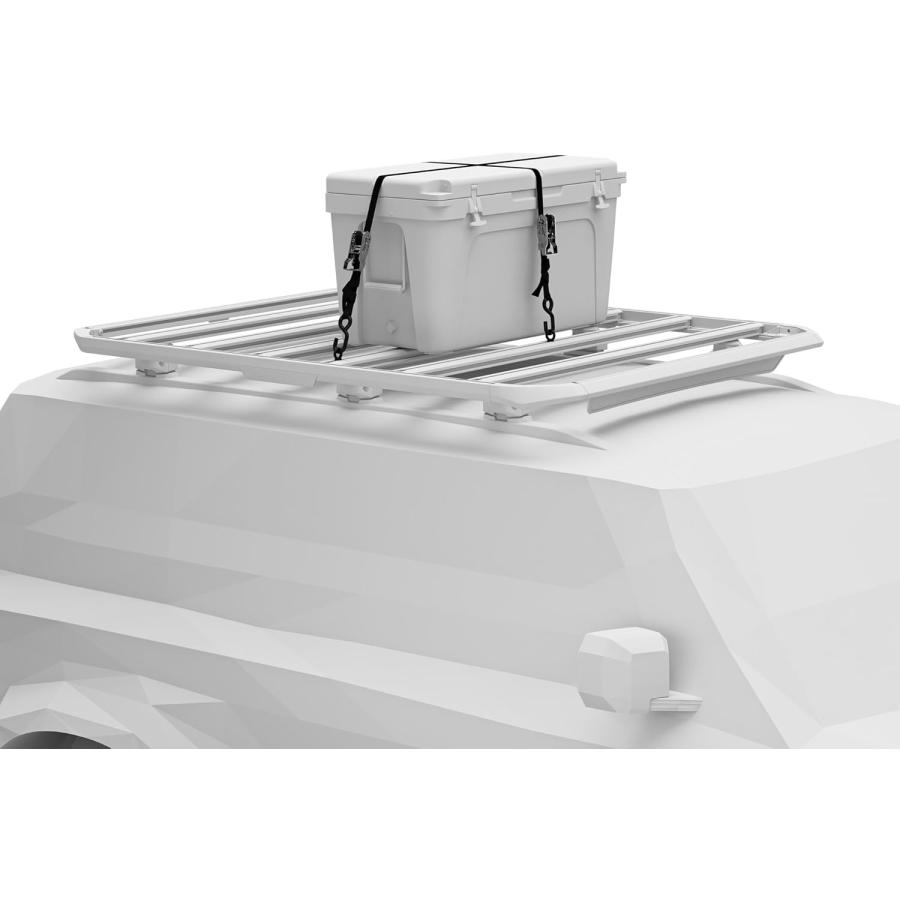 THULE アイボルトキット TH611340 アイボルト 4個 ラチェットベルト 2本 キャップロック専用 荷物 固定 ルーフラック オプションの画像