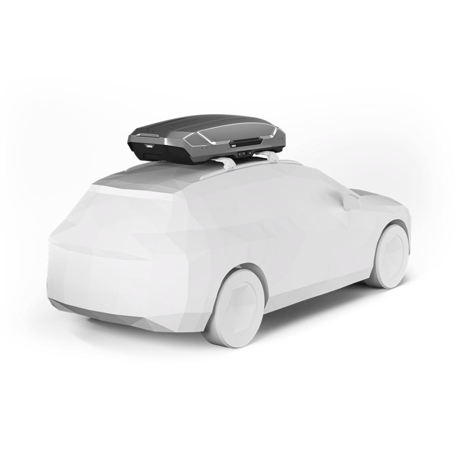 THULE（スーリー） ルーフボックス Motion3 Lサイズ グロスチタン