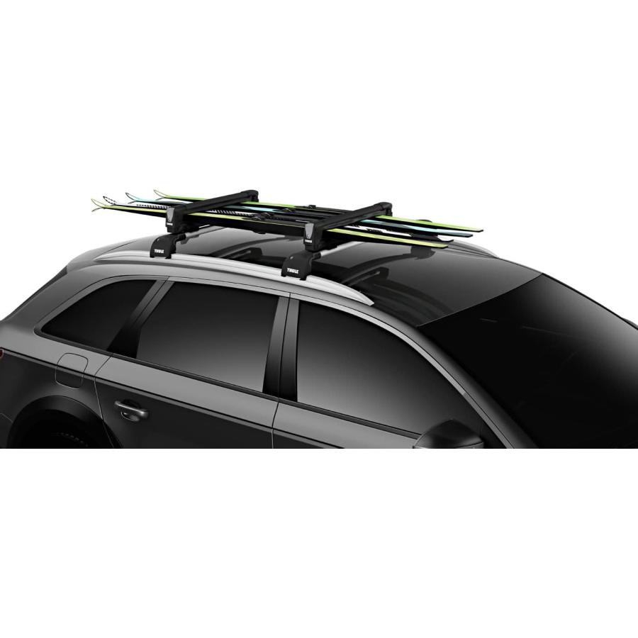 THULE Snow Pack TH7324B  スノーパック ブラック スキー/スノーボードアタッチメント スキー4セットorスノボ2セット | THULE | 02
