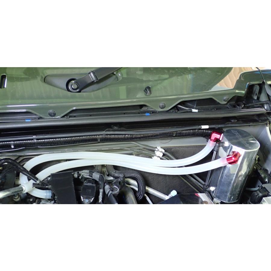 Trust オイルキャッチタンクキット 1000 スズキ JB74W ジムニーシエラ 右ハンドル アルミバフ仕上げ 1L オイル 分離 GReddy 13590601 | TRUST | 01