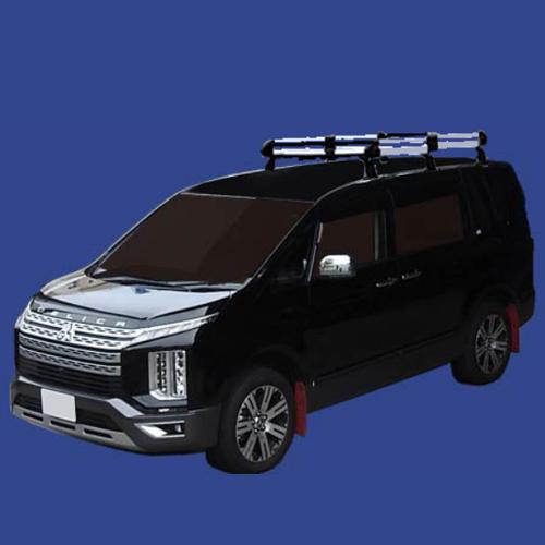 タフレック HF433C+ CV1W CV2W CV5W デリカD:5用 6本脚業務用 ルーフキャリア デリカ D5 | 精興工業 | 01