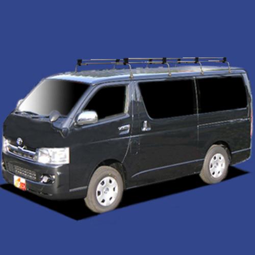 未使用★精興工業(タフレック)CL42 TUFREQ ルーフキャリア 精興工業 タフレック UL42 200系 ハイエース 標準ルーフ(標準幅)用 8本