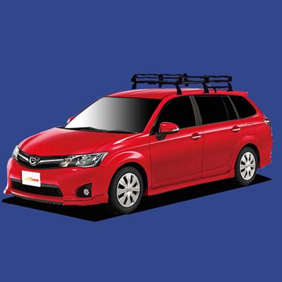 TUFREQ　精興工業　Pシリーズ　カローラフィルダー　ルーフレール無車 　NZR16#等　　ルーフキャリア PF231C タフレック 精興工業 タフレック PF231C+ 160系 カローラフィールダー